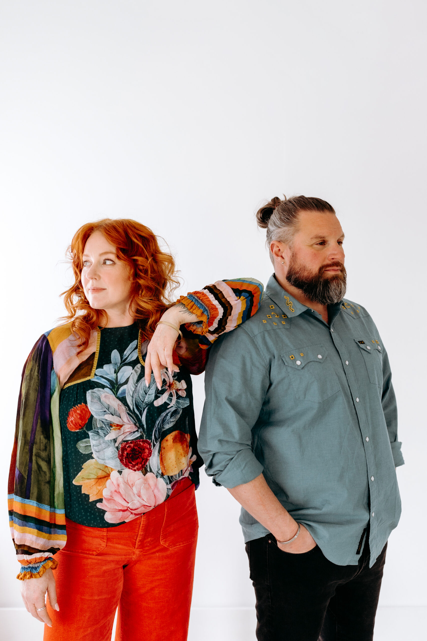 Andrea and David, co-founders of Istari Creative, in their Fairhaven studio in Bellingham, Washington